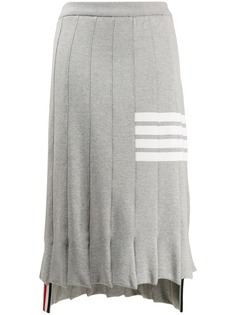 Thom Browne юбка с эффектом тромплей и полосками 4-Bar