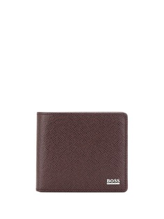 Boss Hugo Boss logo plaque wallet