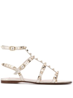 Valentino сандалии Valentino Garavani Rockstud с ремешком на щиколотке