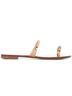 Giuseppe Zanotti сандалии с кристаллами