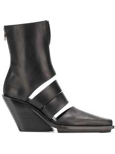 Ann Demeulemeester ботильоны с вырезными деталями