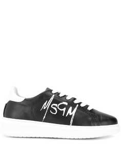MSGM кроссовки на шнуровке с логотипом