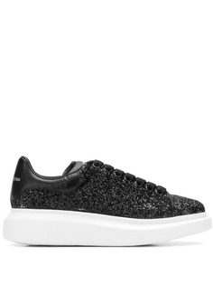 Alexander McQueen кроссовки на платформе с блестками