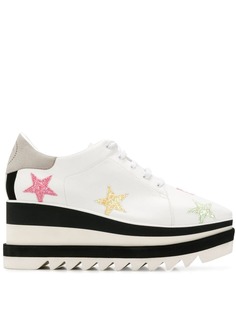 Stella McCartney кроссовки Sneak-Elyse с декором в виде звезд