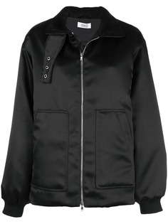 Nomia бомбер с вельветовым воротником