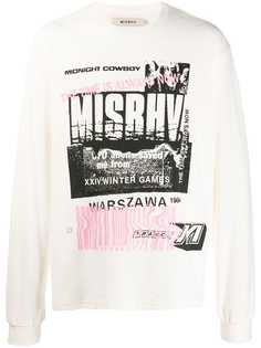 Misbhv printed long sleeve top