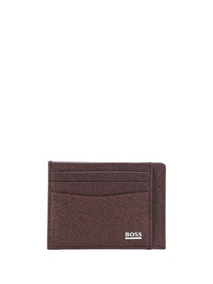 Boss Hugo Boss logo plaque cardholder