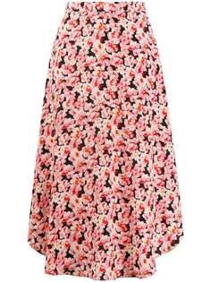 Stella McCartney юбка миди с цветочным принтом