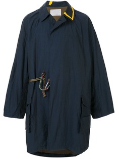 Kolor cotton blend raincoat