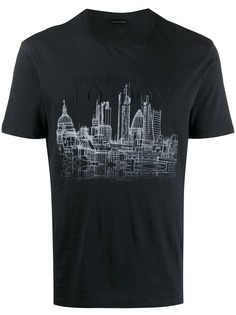 Emporio Armani футболка с принтом London