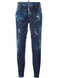 Dsquared2 джинсы Cool Girl с потертой отделкой