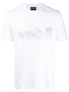 Emporio Armani футболка Tokyo Skyline