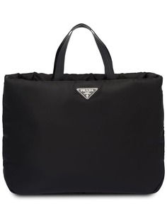 Prada уплотненная сумка-тоут