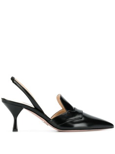 Prada классические туфли-лодочки с заостренным носком