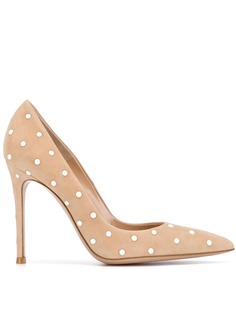 Gianvito Rossi туфли-лодочки с жемчужным декором