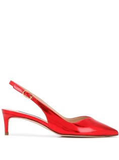 Stuart Weitzman туфли-лодочки Edith с ремешком на пятке