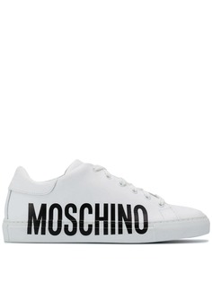 Moschino кроссовки с логотипом