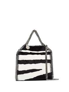 Stella McCartney мини-сумка на плечо Falabella с зебровым принтом