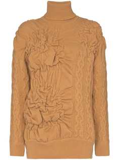 Simone Rocha джемпер в технике пэчворк