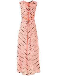 Reinaldo Lourenço платье макси в горох