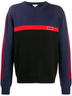 Kenzo джемпер в стиле колор-блок