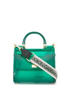 Dolce & Gabbana маленькая прозрачная сумка-тоут Sicily