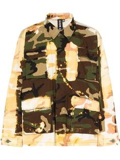 Liam Hodges acid-effect camouflage print jacket