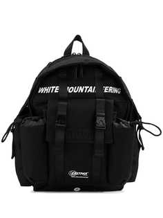 White Mountaineering logo print backpack
