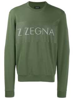 Z Zegna толстовка с длинными рукавами и логотипом
