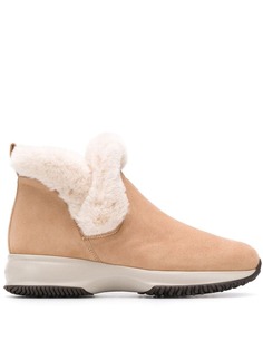 Hogan shearling ankle boots