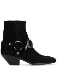 Saint Laurent ботильоны Campero с пряжкой
