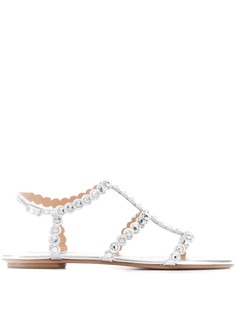 Aquazzura сандалии с кристаллами