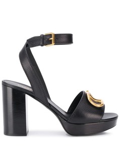 Valentino босоножки Valentino Garavani с логотипом Go Logo