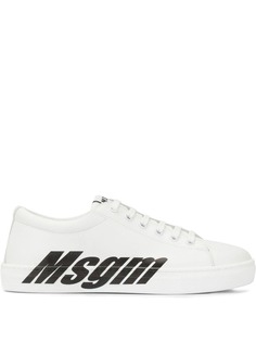MSGM кроссовки с контрастным логотипом