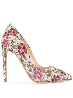 Giambattista Valli туфли-лодочки с цветочной вышивкой