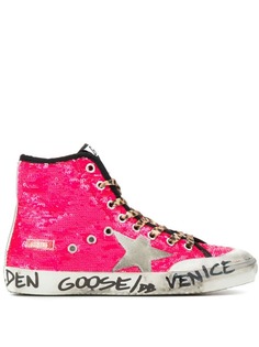 Golden Goose высокие кеды Francy