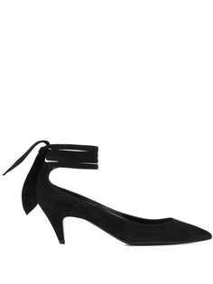 Saint Laurent туфли-лодочки Charlotte с завязками