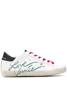 Golden Goose кроссовки с принтом Love Venice