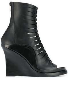 Ann Demeulemeester ботильоны на танкетке с плетением