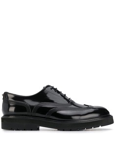 Valentino оксфорды с декоративной строчкой