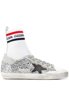 Golden Goose кроссовки с пайетками