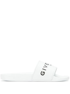 Givenchy классические шлепанцы с логотипом