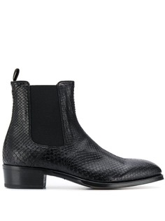 Alexander McQueen фактурные ботинки