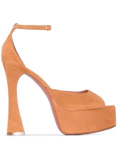 Amina Muaddi босоножки Bianca 140 на платформе