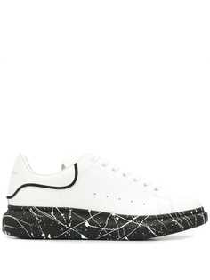 Alexander McQueen кроссовки с эффектом разбрызганной краски