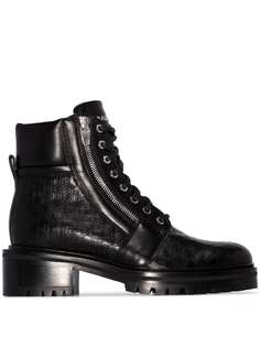 Balmain ботинки Ranger с монограммой