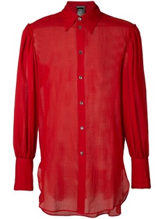 Ann Demeulemeester рубашка с крупными манжетами