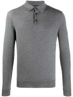 Ermenegildo Zegna рубашка-поло с длинными рукавами