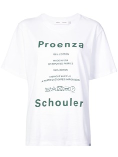 Proenza Schouler футболка с короткими рукавами и принтом