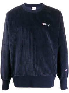 Champion толстовка в рубчик с логотипом